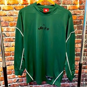 🔥 New York Jets NFL Football long sleeve shirt pullover green NY sports